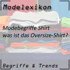 Oversize-Shirt mit Übergröße