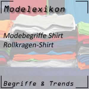 Rollkragen-Shirt