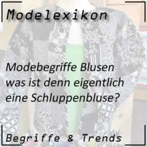 Schluppenbluse: Bluse mit Schleife