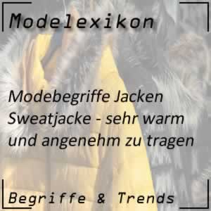 Sweatjacke: sehr warme Jacke