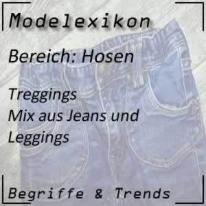 Treggings: Kombination aus Jeans und Leggings