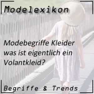 Volantkleid: Kleid mit Rüschen
