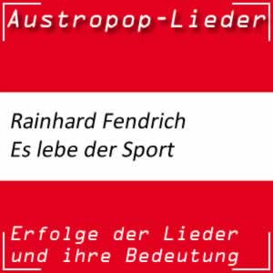 Rainhard Fendrich Es lebe der Sport