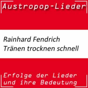 Rainhard Fendrich Tränen trocknen schnell