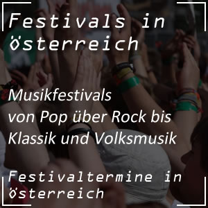 Musikfestivals in Österreich