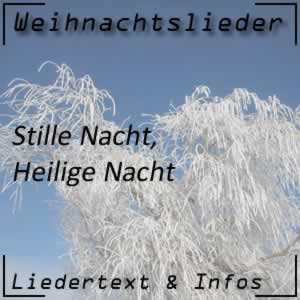 Weihnachtslied Stille Nacht, Heilige Nacht