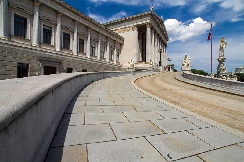 &Ouml;sterreichisches Parlament in Wien
