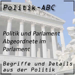 Abgeordnete im Parlament