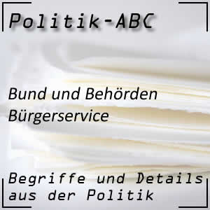 Behörden als Bürgerservice des Staates