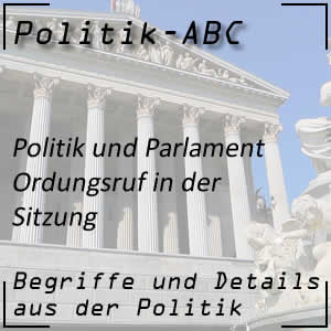 Ordnungsruf im Parlament