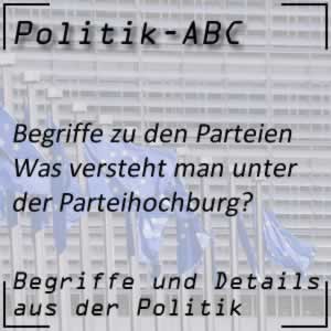 Parteihochburg in der Politik