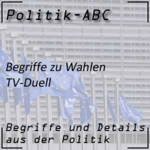 TV-Duell im Wahlkampf