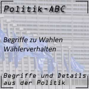Wählerverhalten und Wahlmotive der Leute