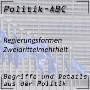 Zweidrittelmehrheit im Parlament