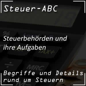 Finanzbehörden und deren Aufgaben