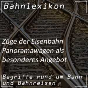 Bahnlexikon Züge Panoramawagen Panoramawaggon