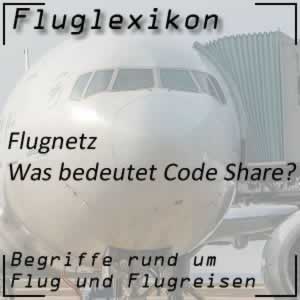 Fluglexikon Flugnetz Code Share