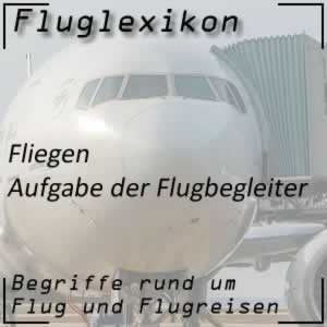 Fluglexikon Fluglinien Flugbegleiter