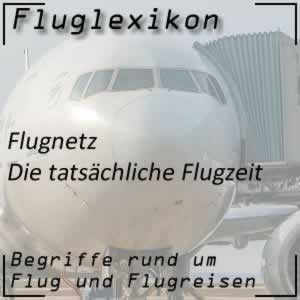 Fluglexikon Flugnetz Flugzeit