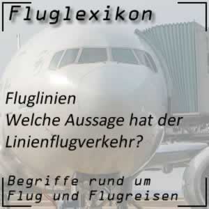 Fluglexikon Fluglinien Linienflugverkehr