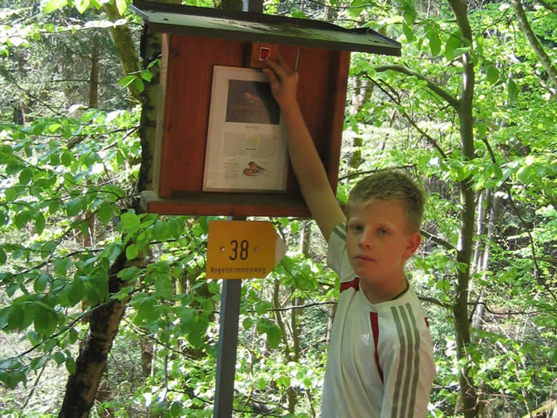 Lehrpfad Vogelstimmenweg in Aigen-Schlägl