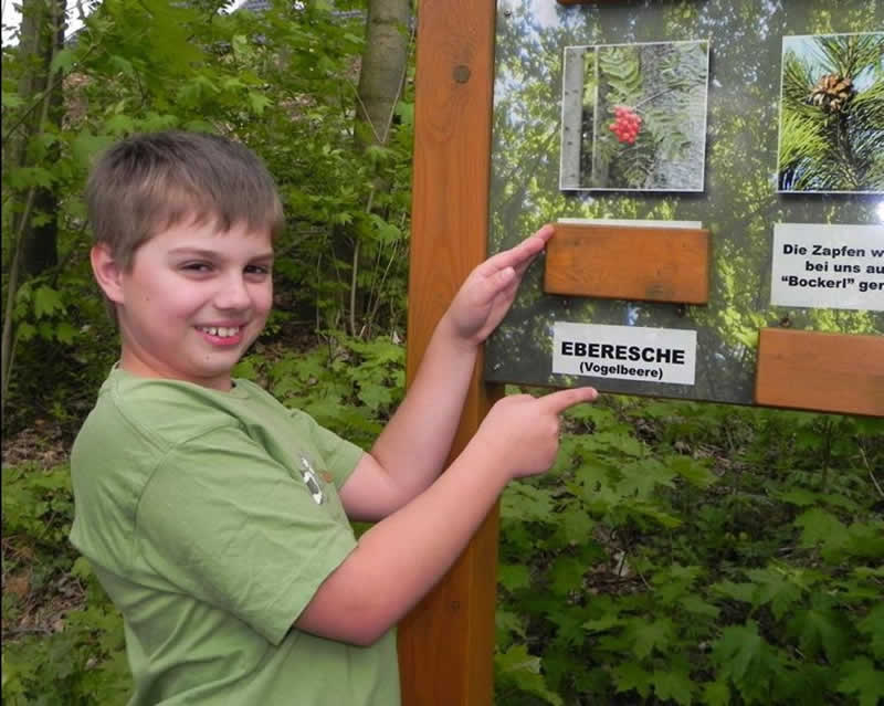 Lehrpfad Millas Zauberweg in Albrechtsberg