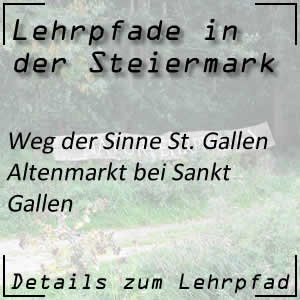 Weg der Sinne Sankt Gallen in Altenmarkt bei St. Gallen