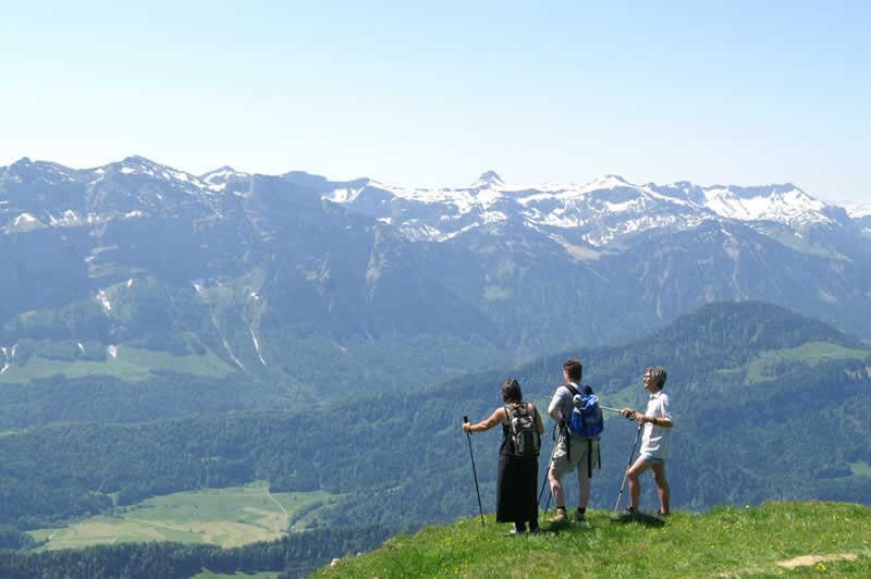 Alpgeschichtlichter Lehrweg bei Andelsbuch Vorarlberg