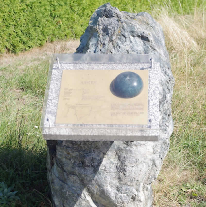 Lehrpfad Planetenwanderung bei Bernstein im Burgenland