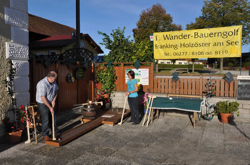 Lehrpfad Bauerngolf-Wanderung in Franking