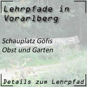 Lehrpfad in Göfis