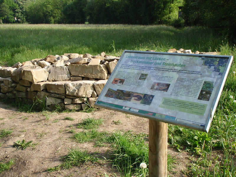 Waldlehrpfad im Lainzer Tiergarten mit Hermesvilla
