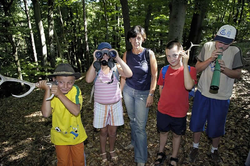 Lehrpfad Wildwechsel bei Mühlgraben im Burgenland