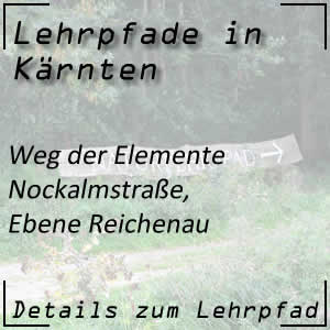 Weg der Elemente Lehrpfad Nockalmstraße