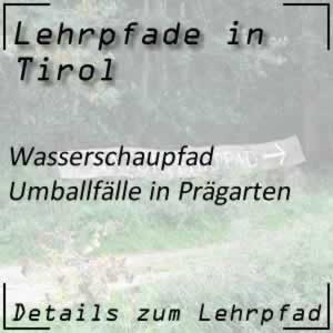 Lehrpfad Prägarten Wasserschaupfad