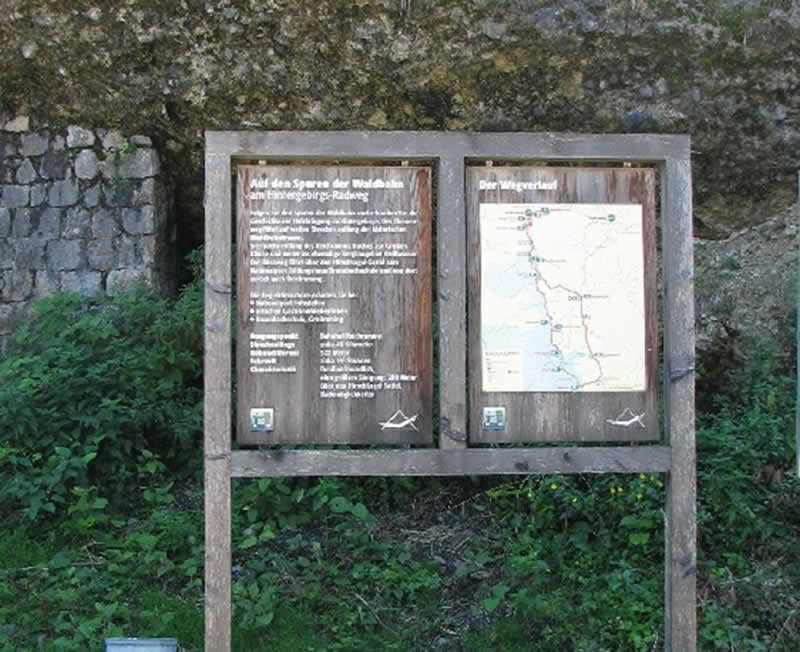 Lehrpfad Waldbahn in Reichraming