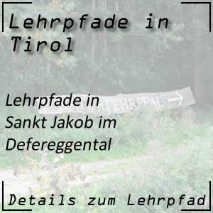 Lehrpfade in St. Jakob im Defereggental