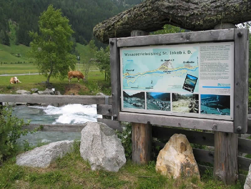 Wassererlebnisweg St. Jakob im Defereggental