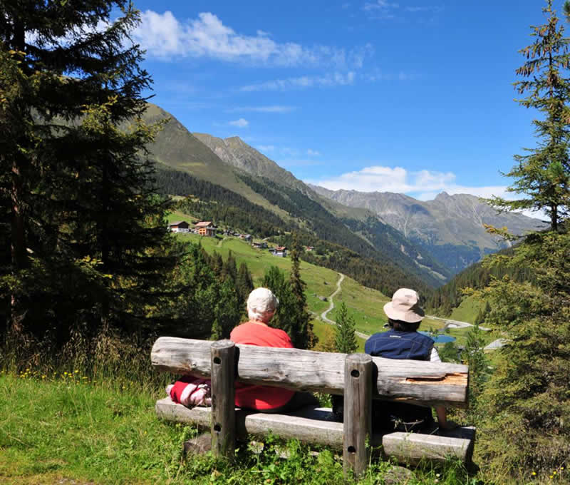 Naturerlebnisweg Praxmar bei St. Sigmund Tirol