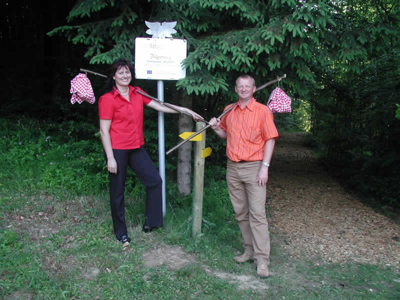 Lehrpfad Pilgerweg bei Weichselbaum Burgenland