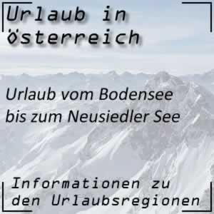 Urlaubsregionen in Österreich