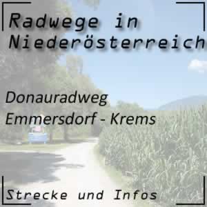 Donauradweg Emmersdorf - Krems