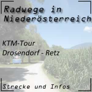 Radweg KTM-Tour Drosendorf - Retz