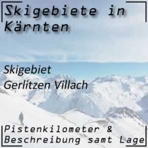 Skigebiet Gerlitzen bei Villach
