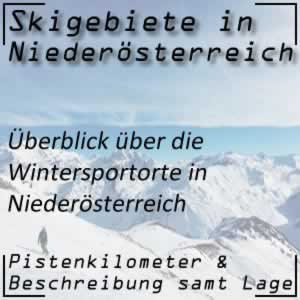 Skigebiete Niederösterreich