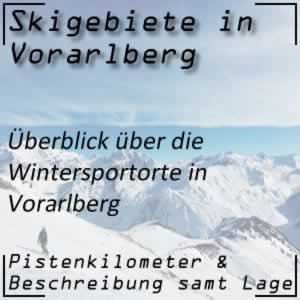 Skigebiete in Vorarlberg