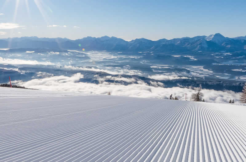 Skigebiet Gerlitzen bei Villach