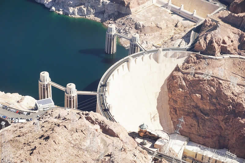 Hoover Dam im Clark County, Nevada