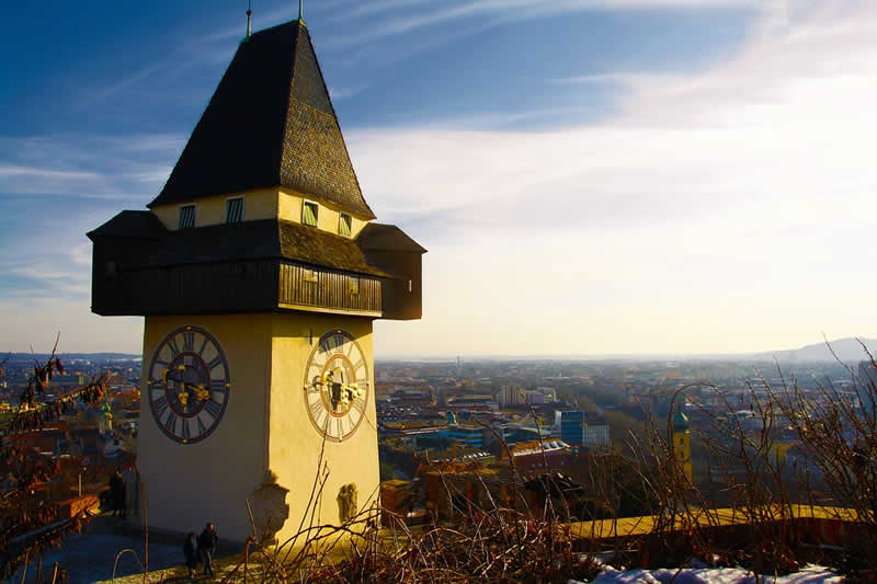 Urlaub in Graz: Grazer Uhrturm