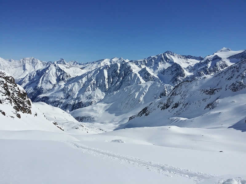 Stubaital mit prächtiger Landschaft